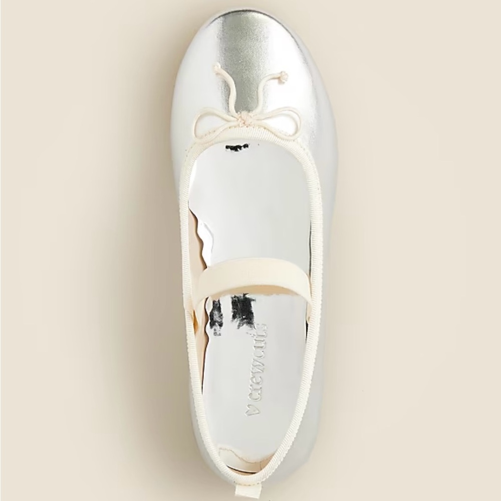 J.Crew Girls’ Strappy Ballet Flats - size 10